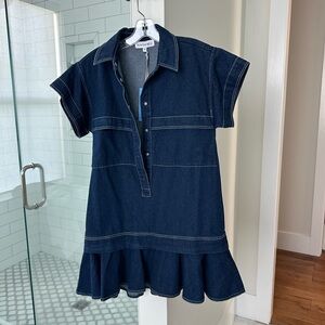 NWT Hunter Bell Addison Denim Dress